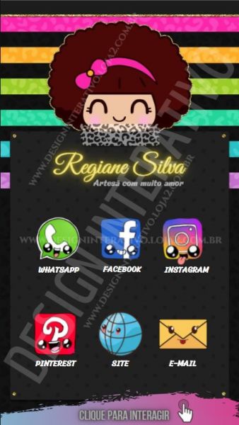 CARTÃO DIGITAL ARTESÃ - COLORIDO