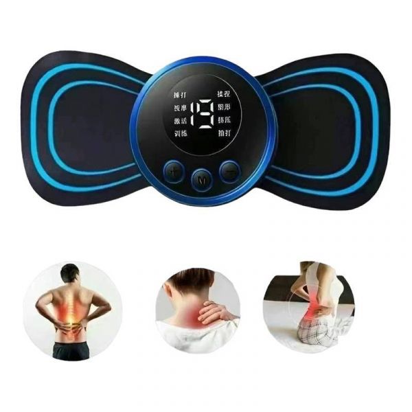 Massageador Portátil Recarregável Dor Pescoço Coluna Pernas