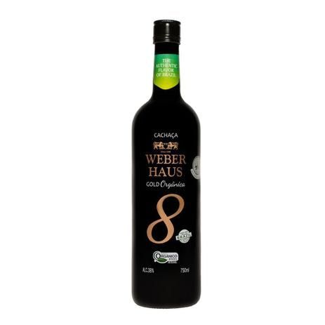 Cachaça Envelhecida Gold Camisa 8 Weber Haus - 750ml