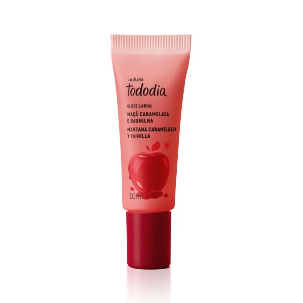 Tododia Maçã Caramelada e Baunilha gloss labial - 10ml