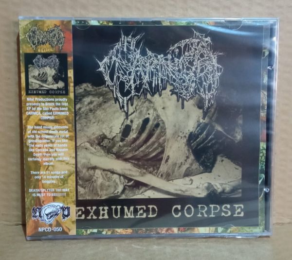 CARNIÇA - Exhumed Corpse (1º Album, 2023-c/obi) (cd nacional/acrílico)