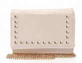 Bolsa Carteira Lila Creme Spikes