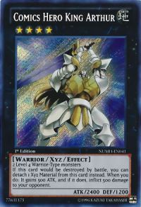 Comics Hero King Arthur NUMH-EN041 - Secret Rare