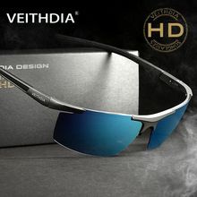 VEITHDIA 2017 de Alumínio E Magnésio Óculos Polarizados Óculos de Sol