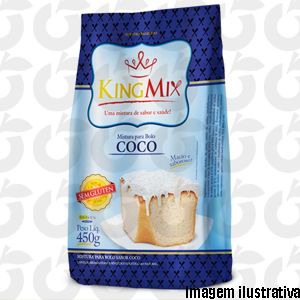 Mistura para Bolo de Coco Zero 450 Gramas KingMix