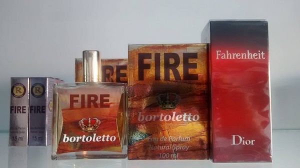 Perfume Masculino Bortoletto Fire 100ml (Fahrenheit- Dior)