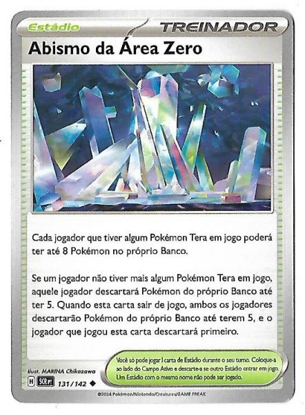 Pokemon Abismo da Área Zero Escarlate e Violeta Coroa Estelar
