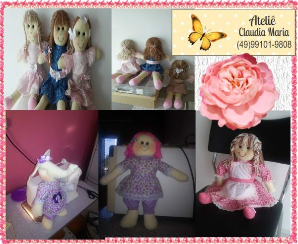 Boneca de Pano 40 cm
