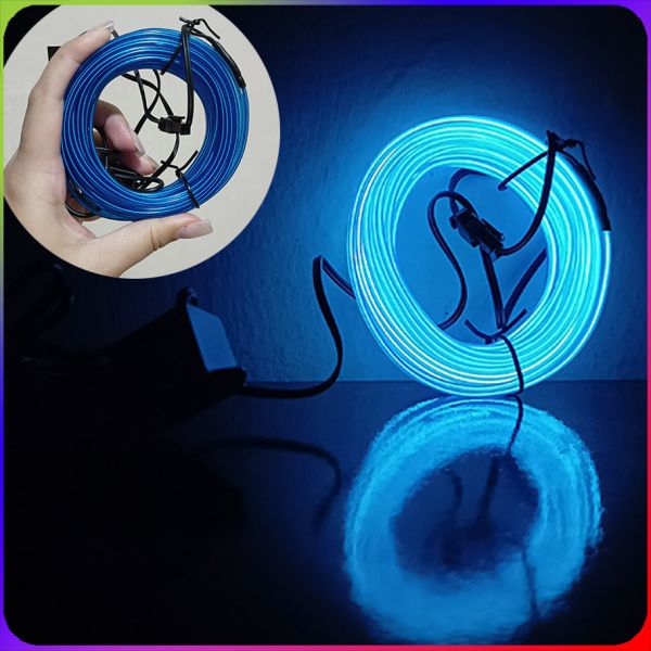 Fita Led Luz Neon Para Painel do Carro Lâmpada Discreta Interior do Automóvel