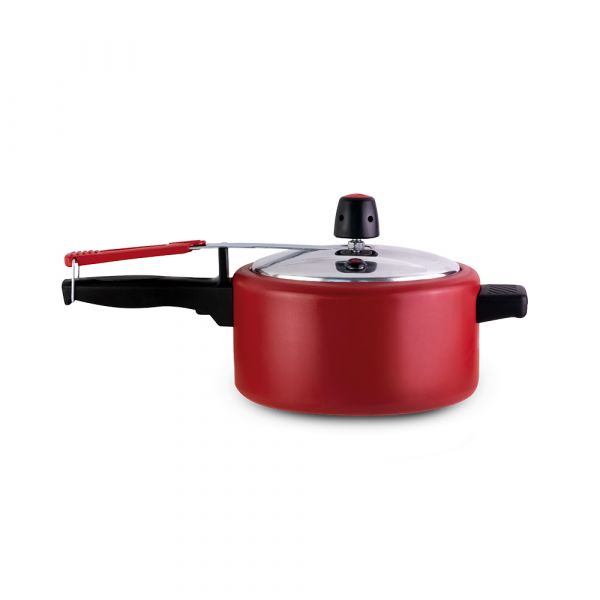 100430 Panela de Pressao Alumine 3L Antiaderente Vermelho Alegrete
