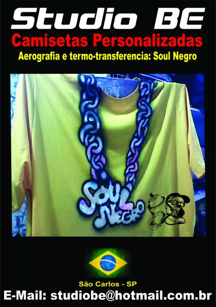 Camisetas em Aerografia