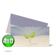 1000un ENVELOPE - RECICLATO CARTA - 4x0 - 23x11cm
