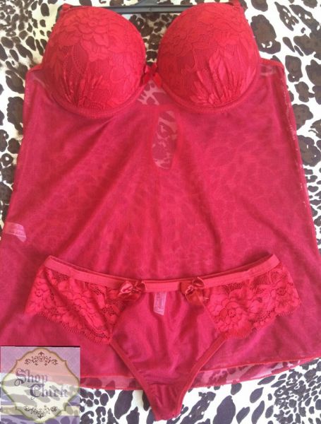 Camisete com microfibra e renda - Cod: 0001