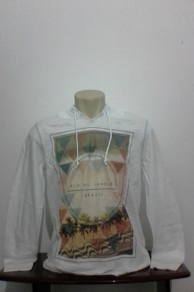 Cod : 36 - Camiseta Aéropostale Manga Longa C/ Capuz - M