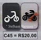 Carimbo para Adesivo de Unha - C45