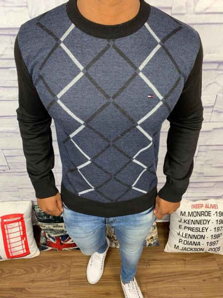 Sueter Tommy Hilfiger - chumbo      Marca: Tommy Hilfiger     REF. STH02