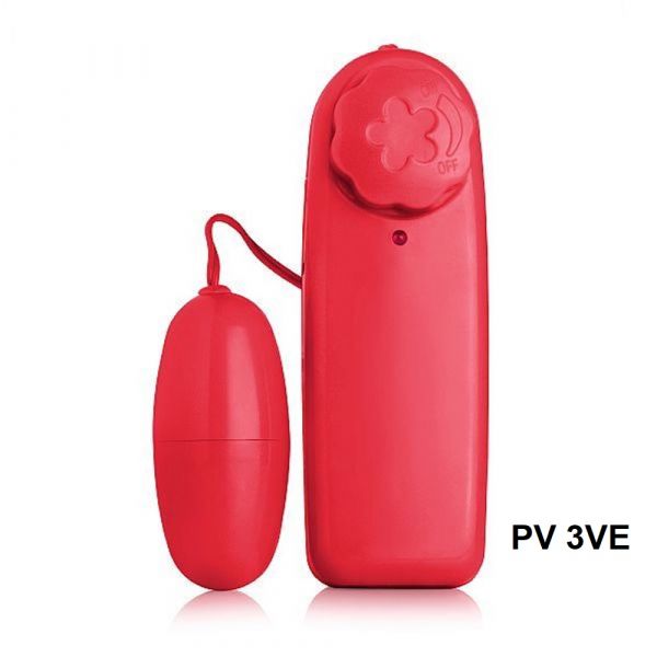 BULLET VIBRADOR EM CÁPSULA MULTIVELOCIDADE VERMELHO  - Cod PV3VE