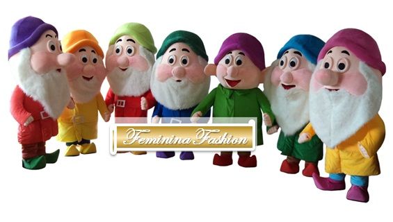 Branca de Neve Os 7 Anões  Mascotes