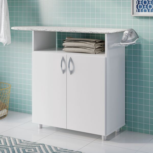 Tabua de Passar Criativa 2P1N Branco New Notavel