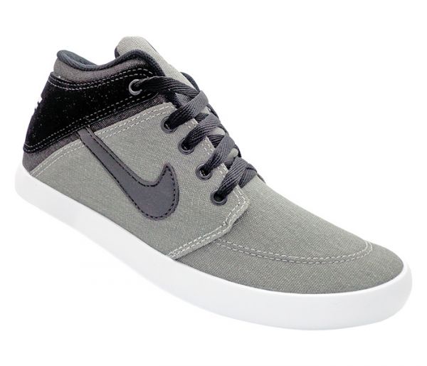 Tênis Nike Suketo Cano Médio Cinza e Preto