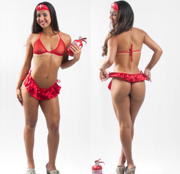 Mini Fantasia Bombeira