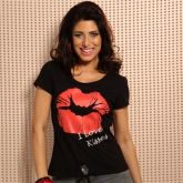 Blusa Preta em Malha de Algodão