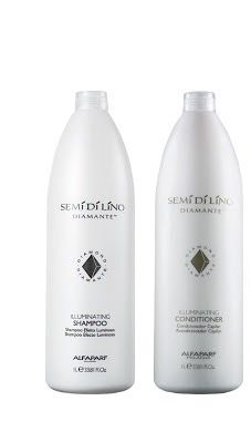 Shampoo e Condicionador Alfaparf Semi di Lino Diamante Illuminating 1L