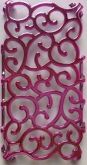 CASE FASHION CURVAS ROSAS PARA IPHONE 4 E 4S