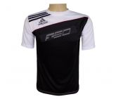 Camisa Adidas Dri Fit Preta e Branca MOD:76765 [1ª Linha]