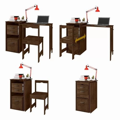 Mesa Office com Cadeira F128 Visuzalizacoes Framar