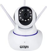 Câmera Ip 720p P2p Hd Wireless 3 Antenas Hd Wifi Hd com Visão Noturna