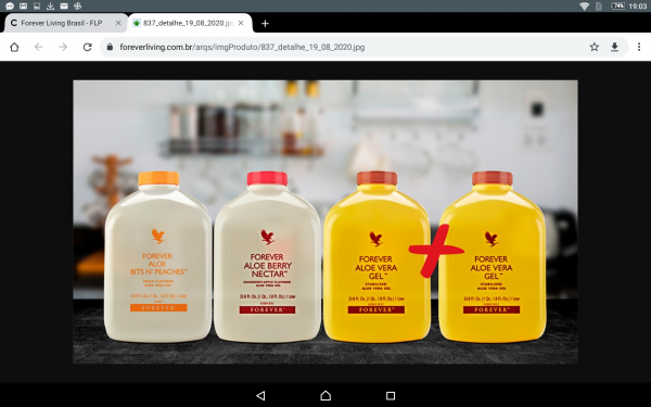 837  ALOE MIX  aloe puro, pêssego e cranberry