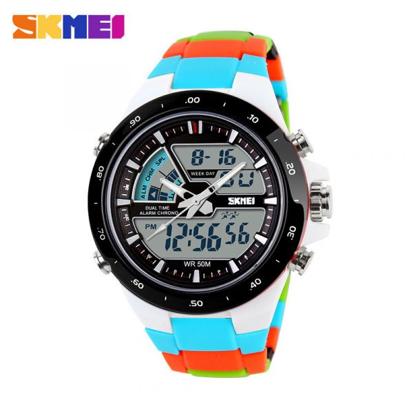 Novo 2017 da marca skmei relógios homens esportes relojes relógio masculino mergulho mergulho moda d