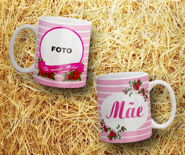 Caneca Dia das Mães com foto 075