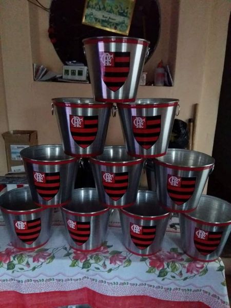 10 baldes cerveja de alumínio 9 litros