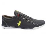 Sapatênis Polo Ralph Lauren Preto e Amarelo MIX12053