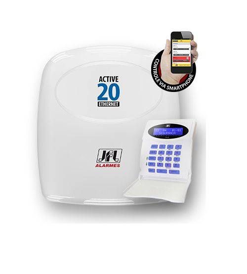 Central de Alarme - Monitorável Active-20 Ethernet
