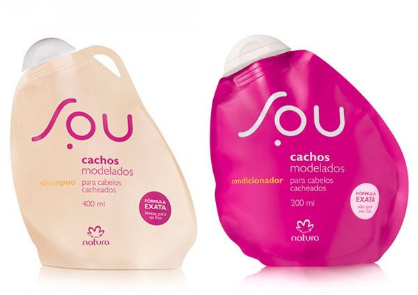 Kit Shampoo E Condicionador Cachos Modelados Sou Natura