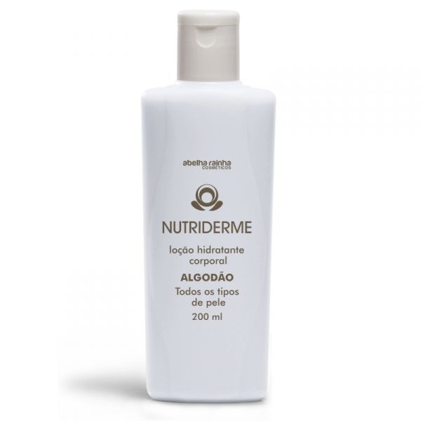 3672 NUTRIDERME - LOÇÃO HIDRATANTE CORPORAL ALGODÃO - 200 ML