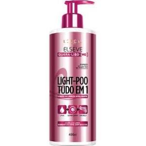 Elseve Light-Poo Quera Liso Creme de Limpeza Inteligente com 400ml