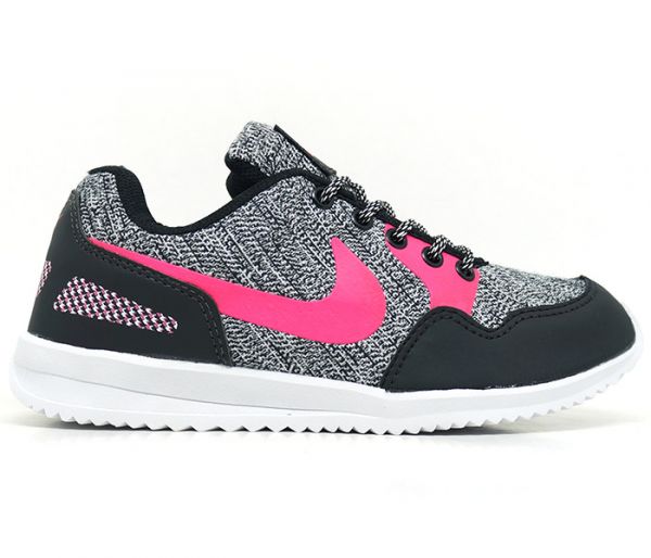 Tênis Nike Air Trix Flyknit Preto e Rosa