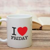 Caneca '' I love Friday''