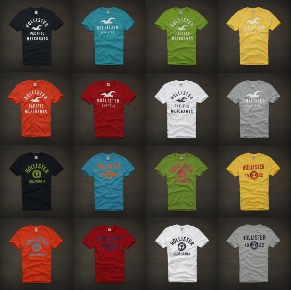 Camiseta Hollister kit 10 pçs