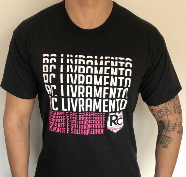 Camiseta Solidária 2018 - RC Livramento - Cor: Preta