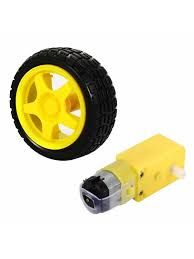 COD 1564 - Roda para Robô com motor e redutor (unidade)