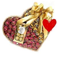coraçao de chocolate
