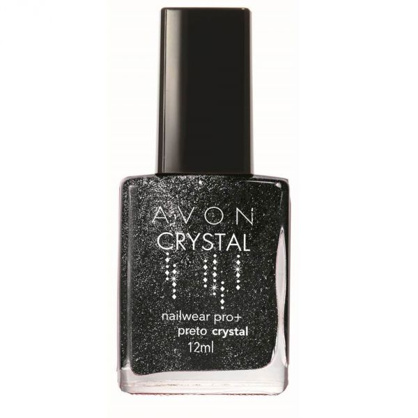 Nailwear pro+ Crystal Avon Cor: Preto Crystal
