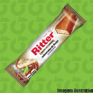 Barra de Cereais Limão com Chocolate 25 Gramas Ritter Cx 24