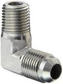 C6-18- Adap. Cot. 90º Macho NPT x Macho JIC