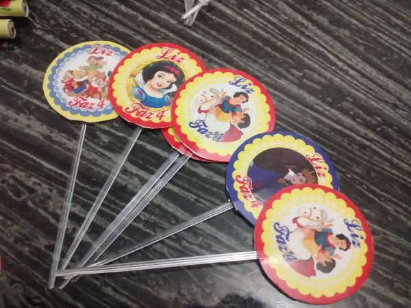 Rótulo p/ pirulito redondo (5 cm)